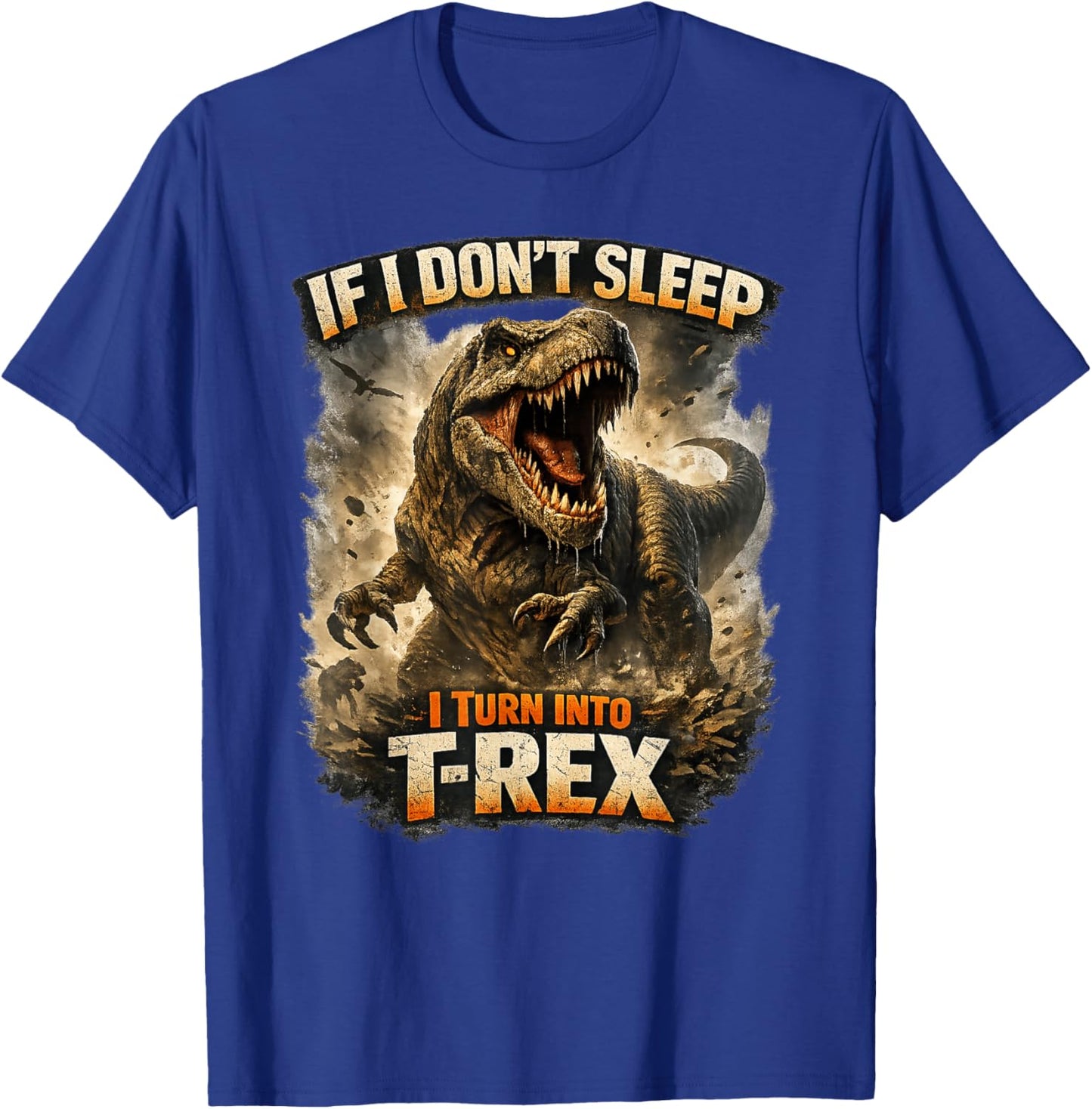 Dinosaure T Rex Amusant pour Enfants et Adultes T-Shirt - T-Shirt | Royal
