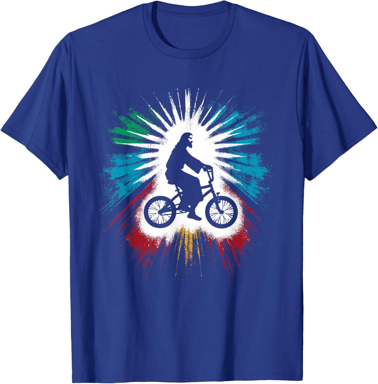 Jesus BMX Bike - Funny Christian Religious Cycling Lover T-Shirt - T-Shirt | Royal