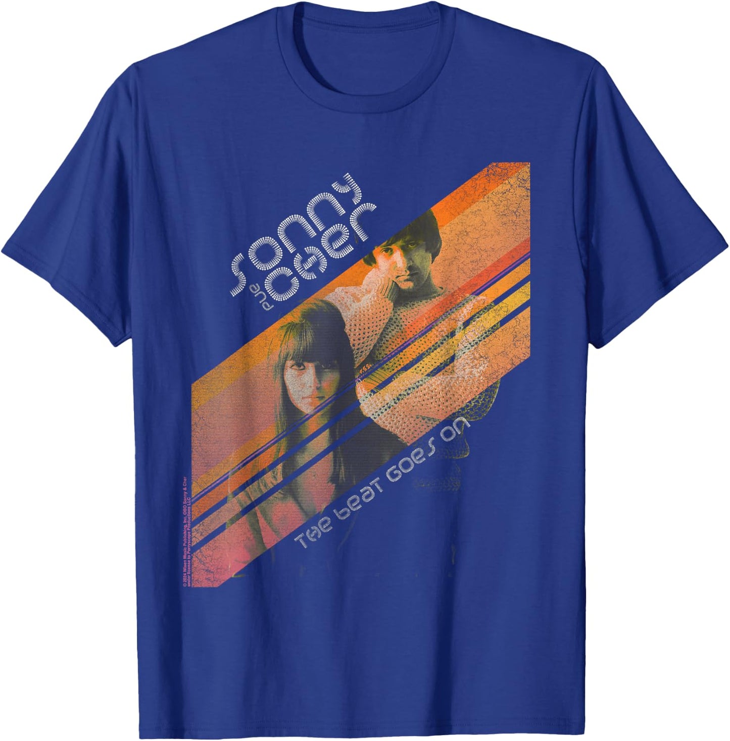 Sonny and Cher The Beat Goes On T-Shirt - T-Shirt | Royal