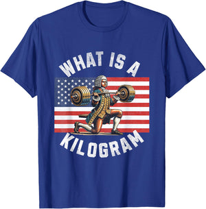 What Is A Kilogram Funny 4th of July USA American Flag Men T-Shirt - T-Shirt | Royal
