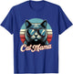 Cat Mama Cool Russian Blue Cat Mother's Day Retro Cat Mom Women Girls Kids T-Shirt - T-Shirt | Royal