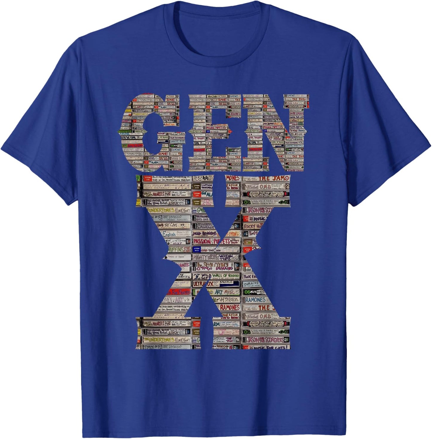 Gen X 80’s Rock Cassettes Vintage Retro Design Women T-Shirt - T-Shirt | Royal