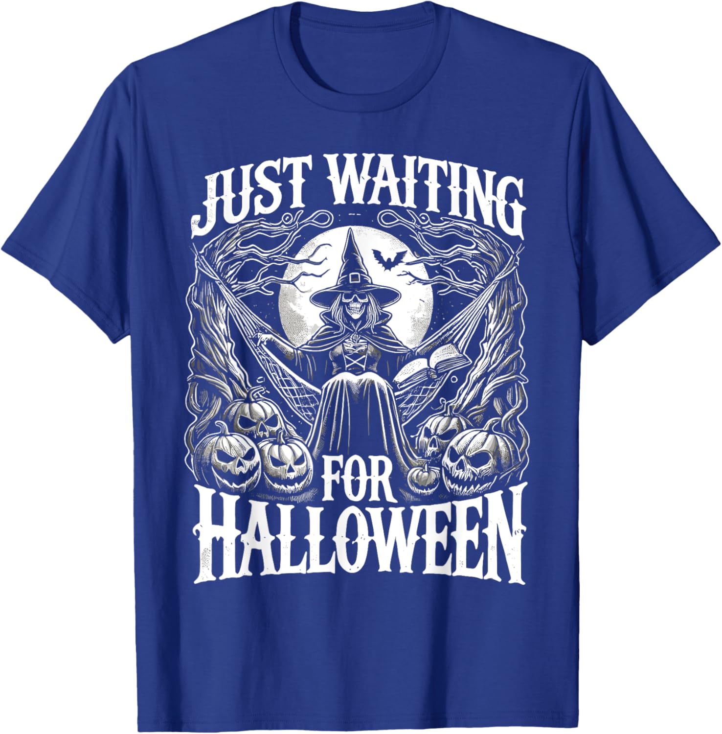 Summerween Halloween Summer Just Waiting For Halloween T-Shirt - T-Shirt | Royal