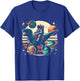 Astronaut T Rex Space Dinosaur Women Men Kids Birthday Funny T-Shirt - T-Shirt | Royal
