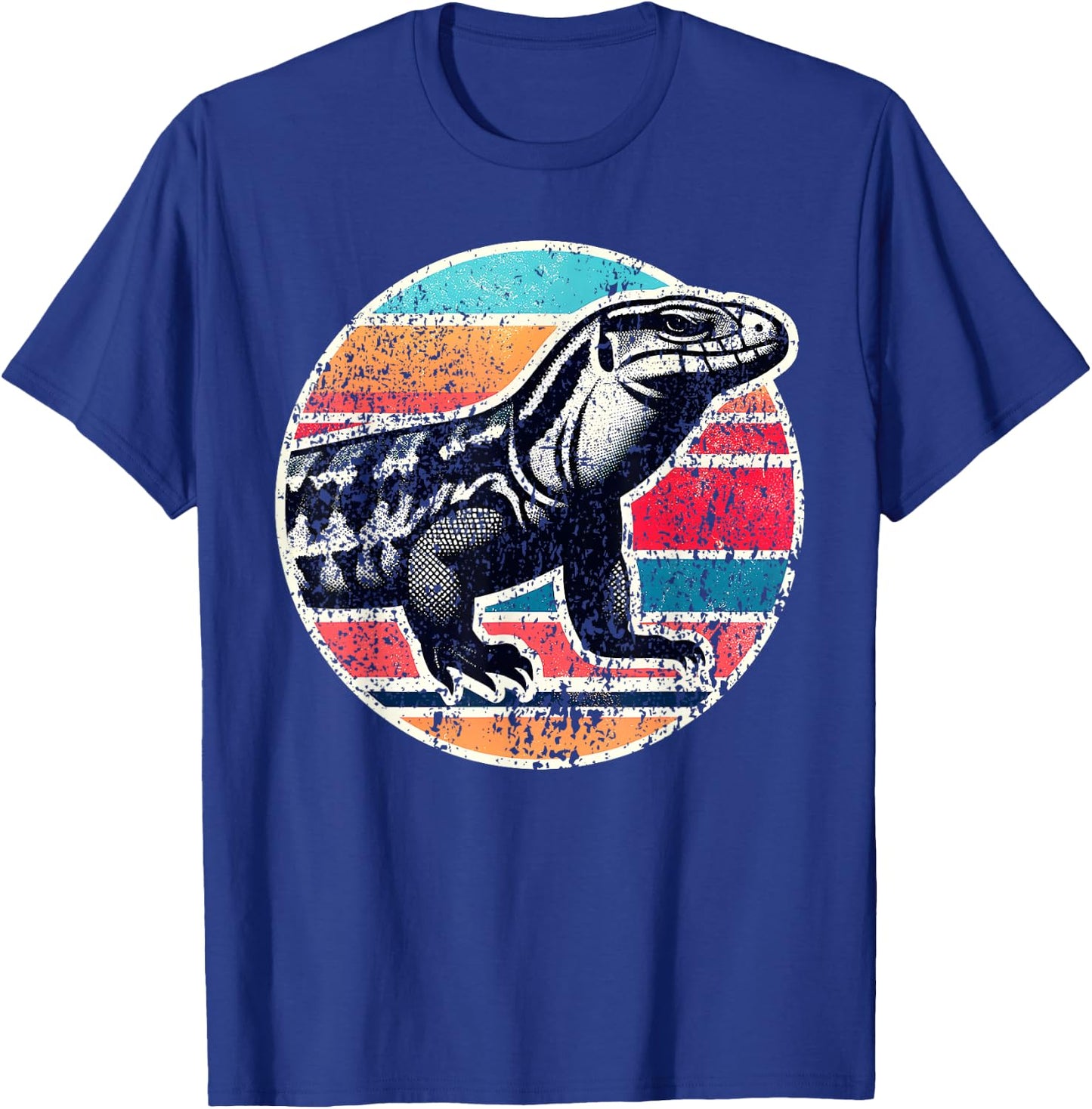 Tegu Lover I Vintage Tegu Lizard I Giant Tegu T-Shirt - T-Shirt | Royal
