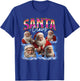 Matching Christmas Tacky Ugly Funny Santa Claus Face Meme T-Shirt - T-Shirt | Royal