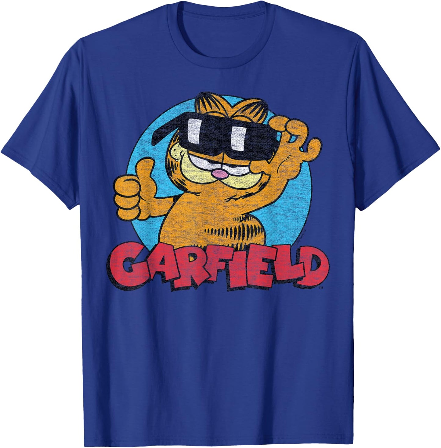 Garfield - Sunglasses Cool Cat Graphic T-Shirt - T-Shirt | Royal