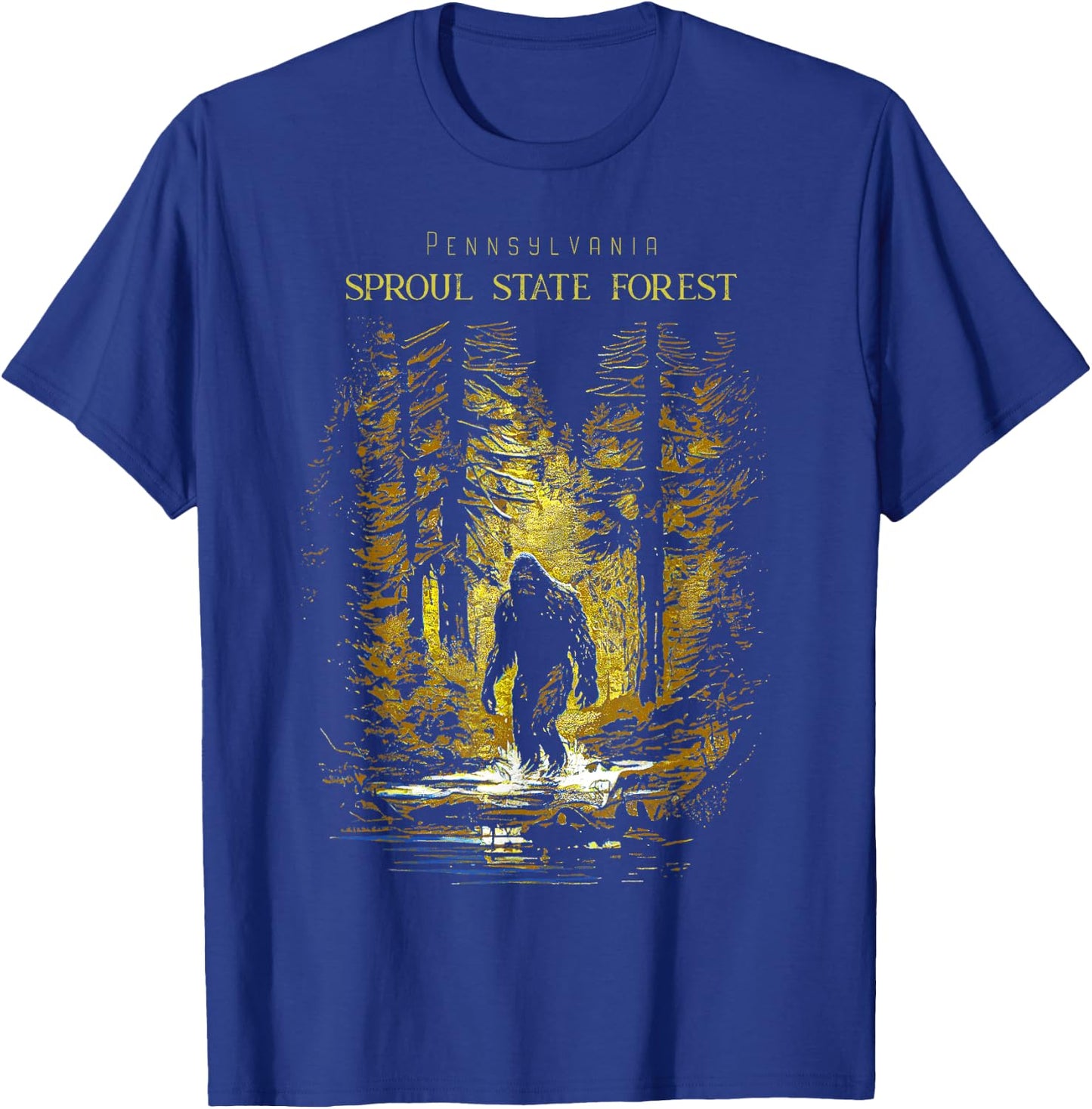 Sproul State Forest Pennsylvania T-Shirt - T-Shirt | Royal