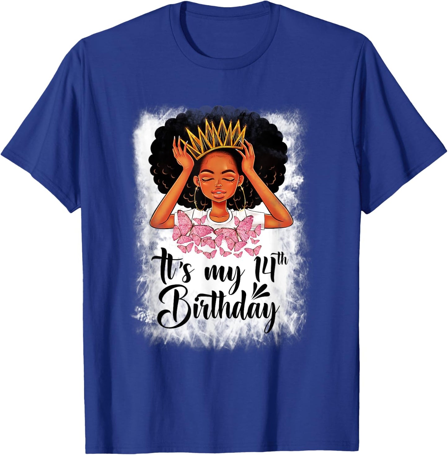 14 Year Old Gift Women Girls Teenager It's My 14th Birthday T-Shirt - T-Shirt | Royal