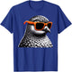 Cool Ptarmigan Bird Wearing Sunglasses Graphic Art T-Shirt - T-Shirt | Royal