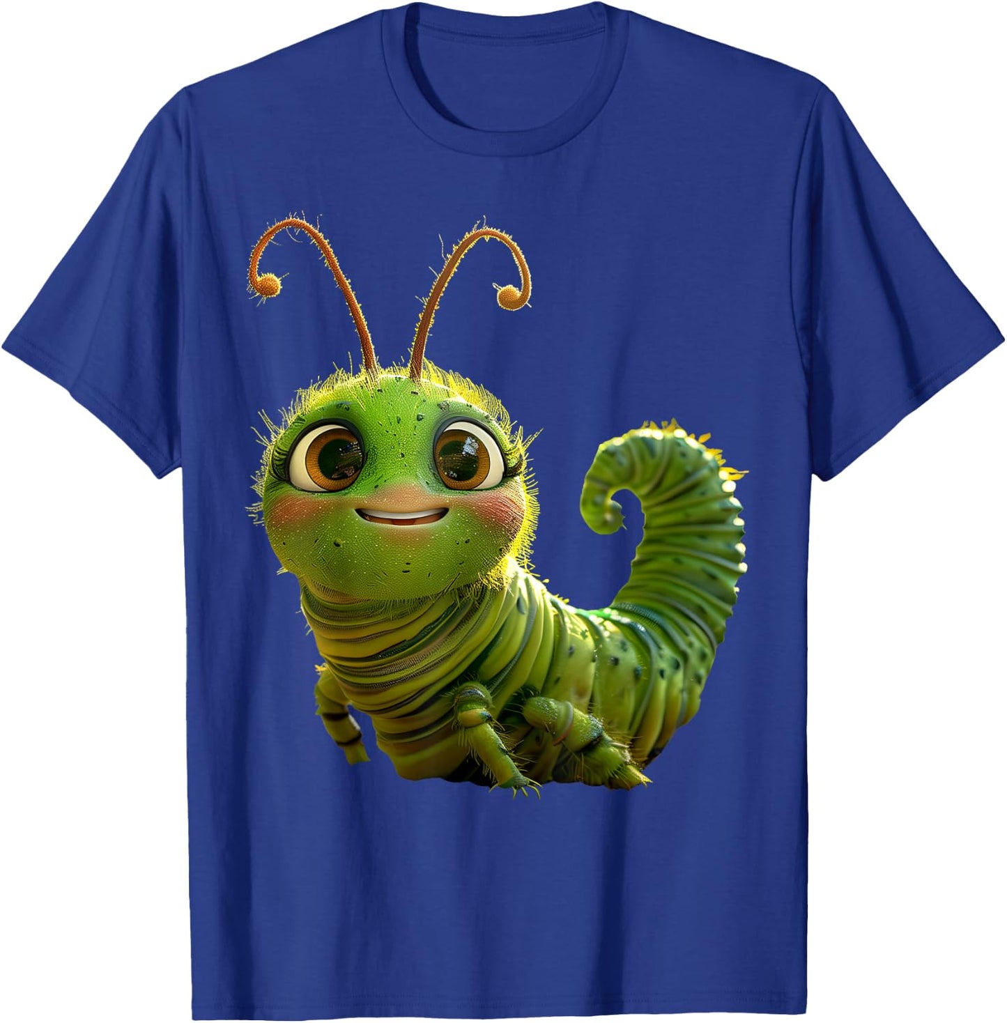 Caterpillar Funny Metamorphosis Cute Caterpillars T-Shirt - T-Shirt | Royal