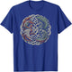 Intricate Celtic Knot with Dragon and Phoenix T-Shirt - T-Shirt | Royal