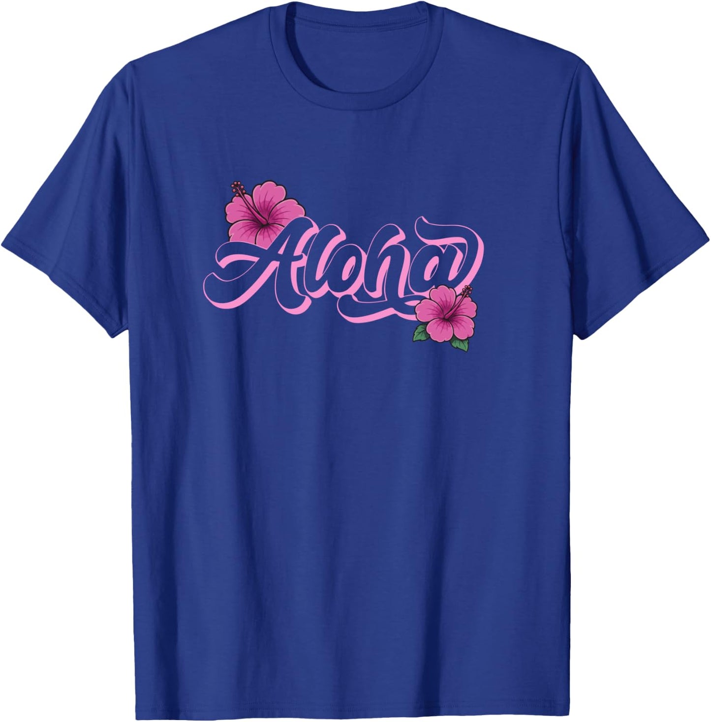 Hawaii Aloha Vacation Hibiscus T-Shirt - T-Shirt | Royal