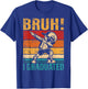 Dabbing Boy Bruh I Graduated School Graduation Student T-Shirt - T-Shirt | Royal