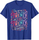 I'm not 40 I'm Twenty Twenty Men Women T-Shirt - T-Shirt | Royal