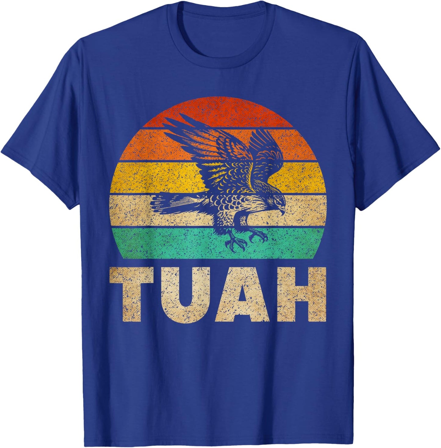 Vintage Hawk Tuah Hilarious Joke Adult Humor Gag Meme Funny T-Shirt - T-Shirt | Royal