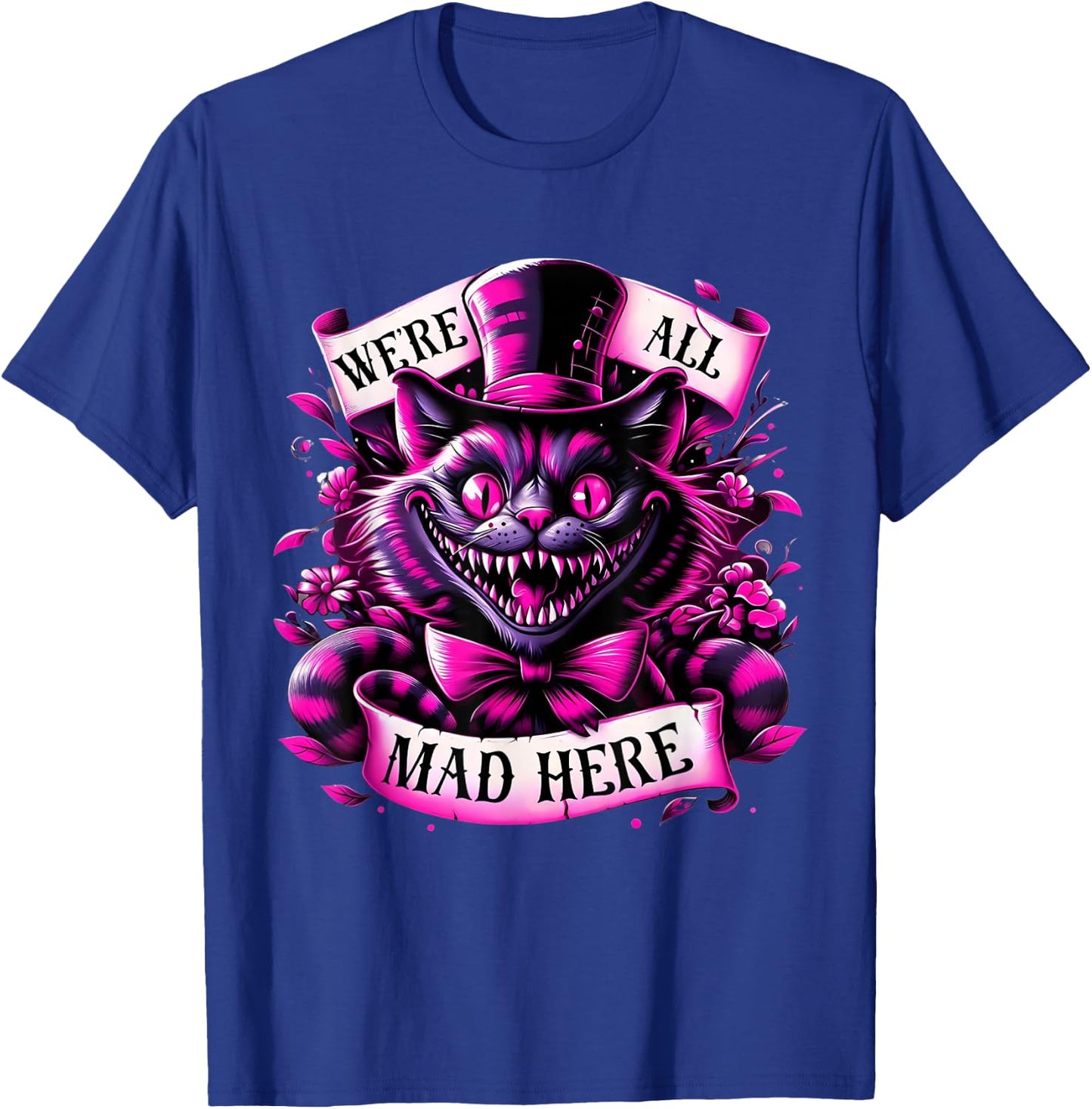 Cheshire Cat Alice in Wonderland Party T-Shirt - T-Shirt | Royal
