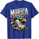 4th of July Patriotic Funny Eagle July 4th USA Murica T-Shirt - T-Shirt | Royal