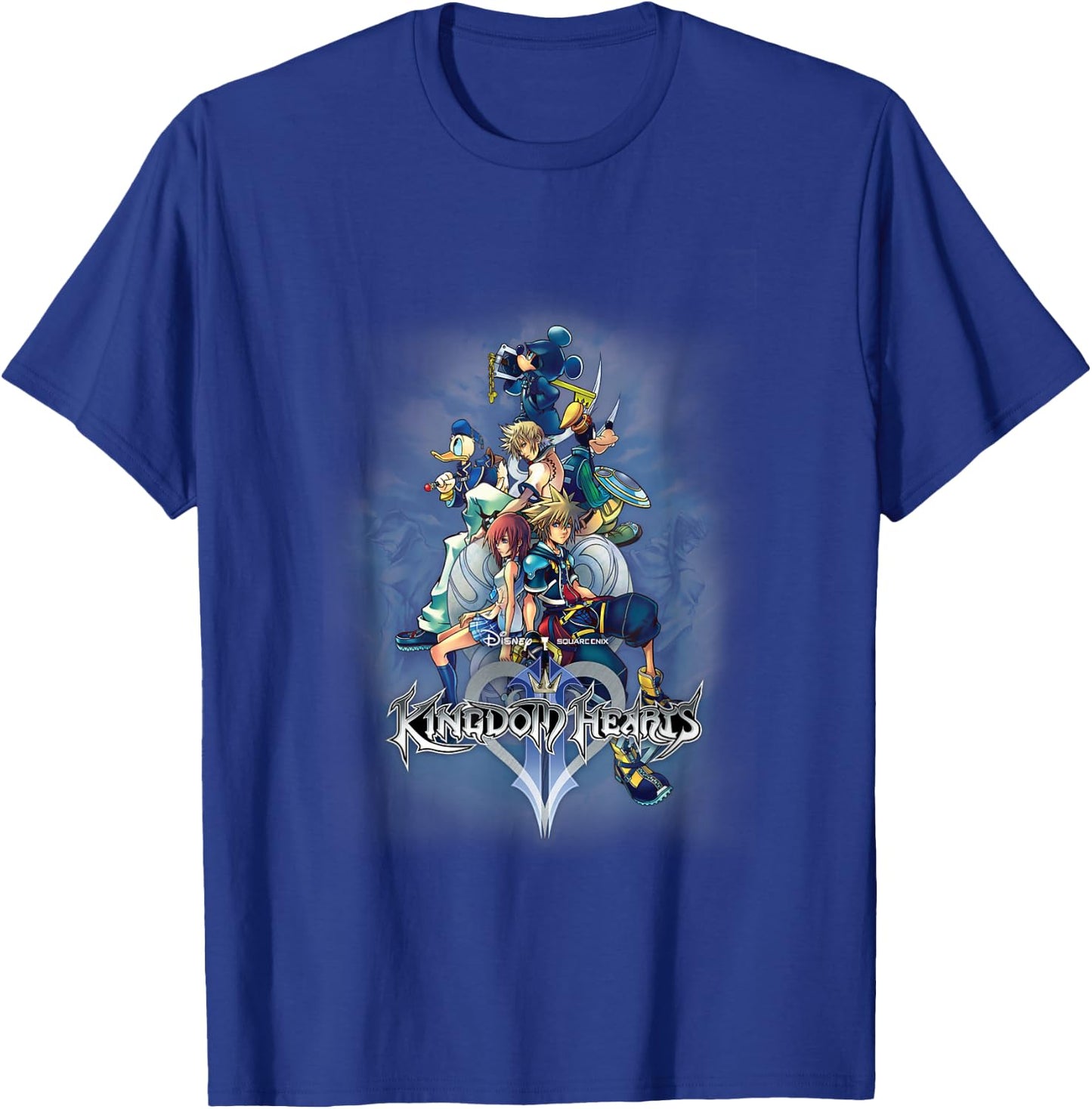 Disney Kingdom Hearts II Classic Epic Group Shot Poster T-Shirt - T-Shirt | Royal