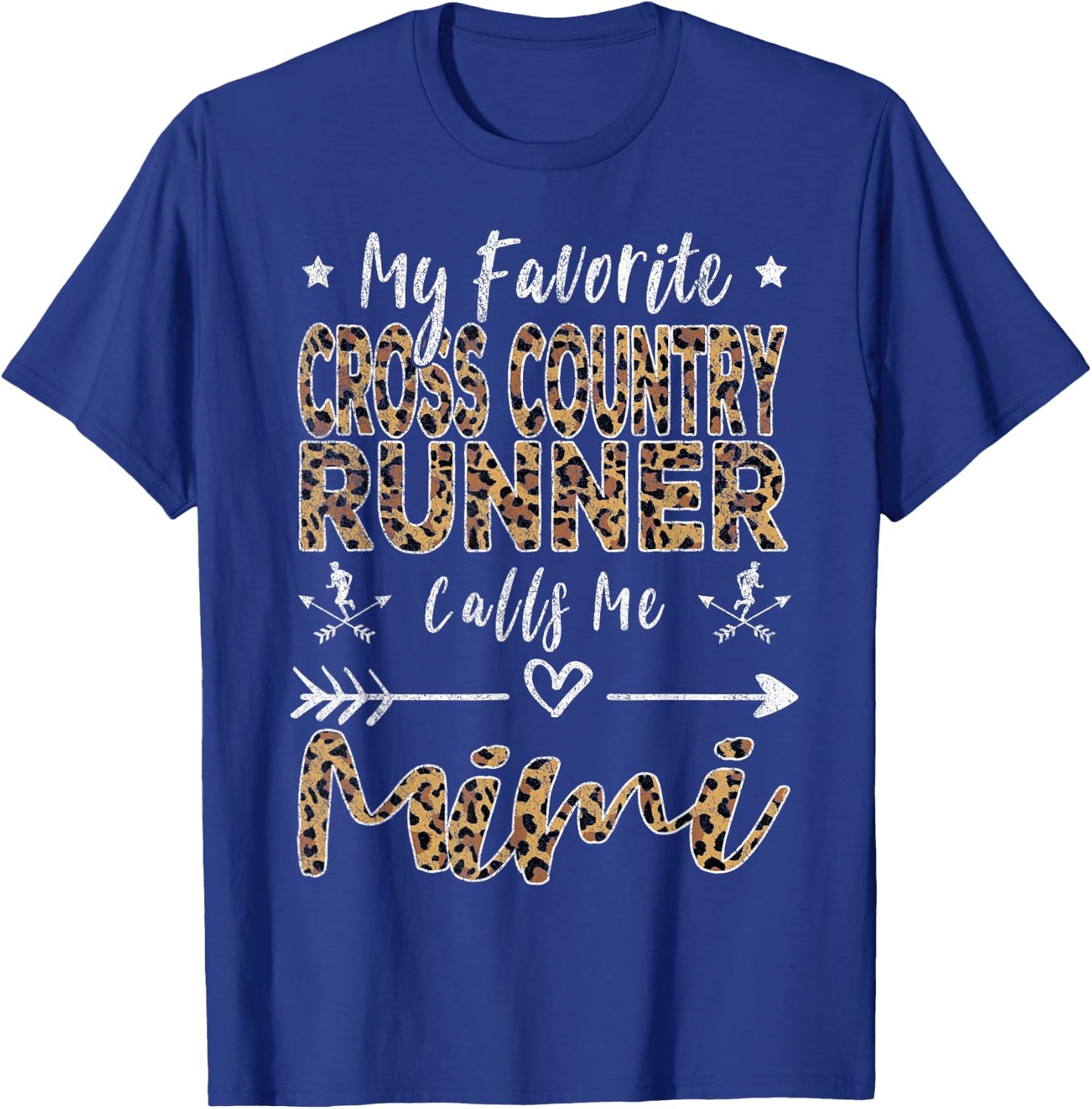 My Favorite Cross Country Runner Calls Me Mimi Grandma T-Shirt - T-Shirt | Royal