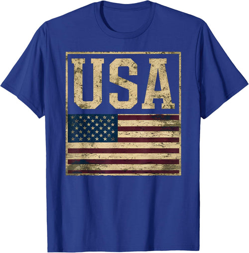 USA American Flag Vintage Patriotic Pride Design