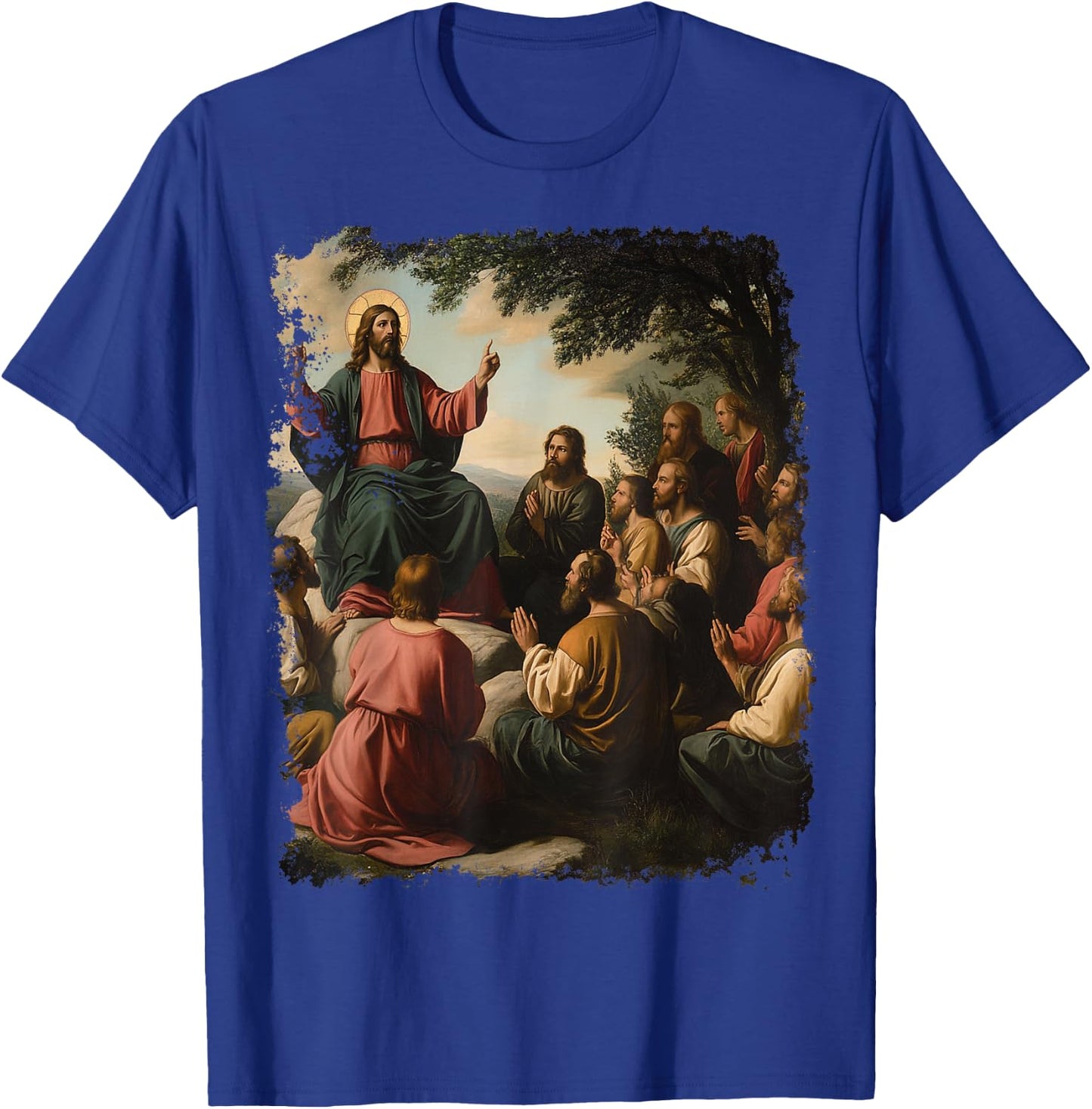 Renaissance Painting Art Jesus Christ T-Shirt - T-Shirt | Royal