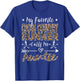 My Favorite Cross Country Runner Calls Me Auntie Aunt T-Shirt - T-Shirt | Royal