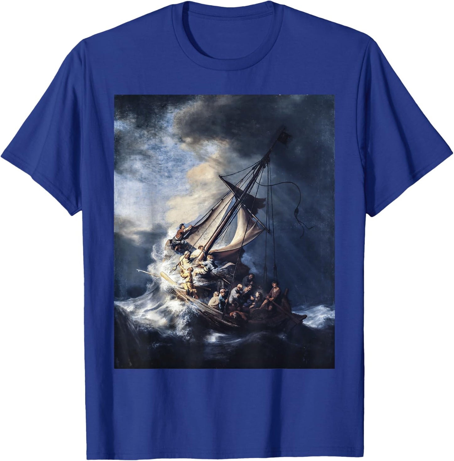 Rembrandt Christ in the Storm on the Sea of Galilee T-Shirt - T-Shirt | Royal