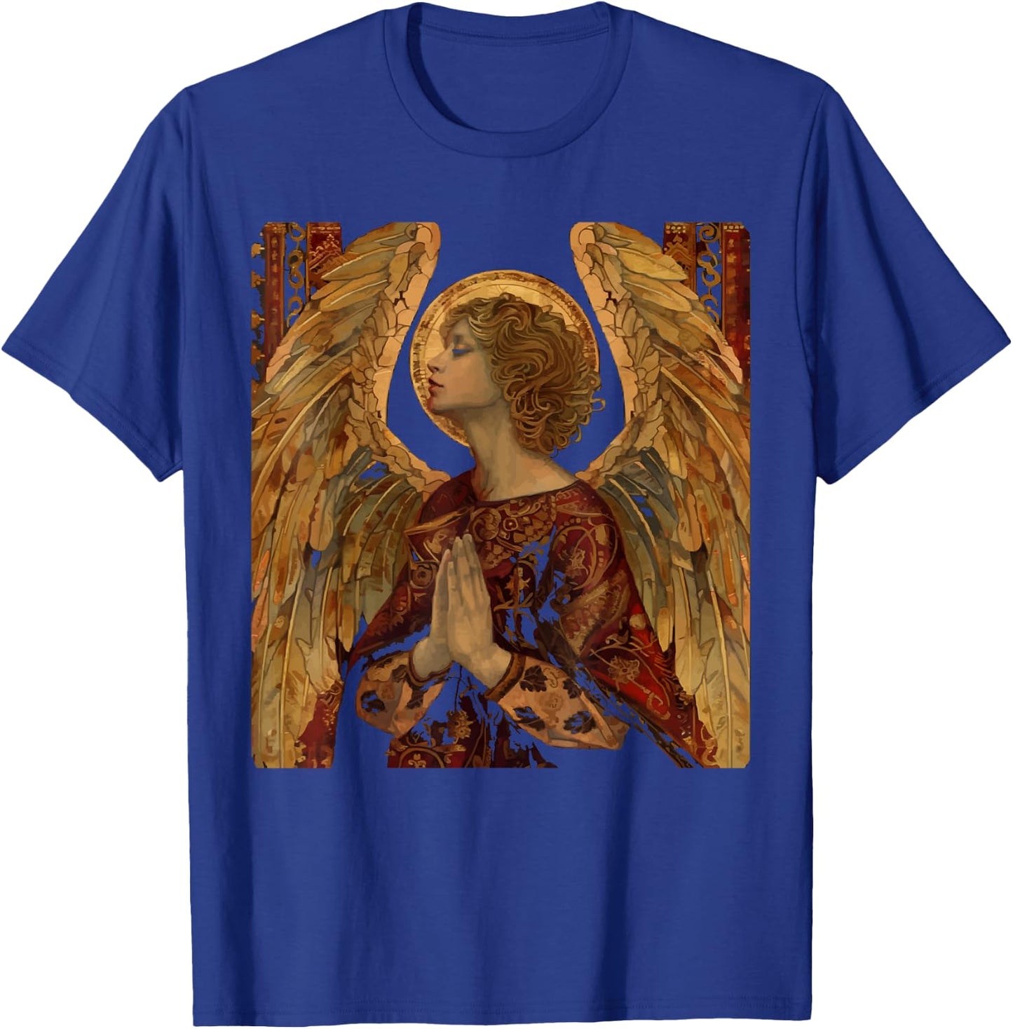 Archangel Gabriel Catholic Christianity Guardian Angel T-Shirt - T-Shirt | Royal