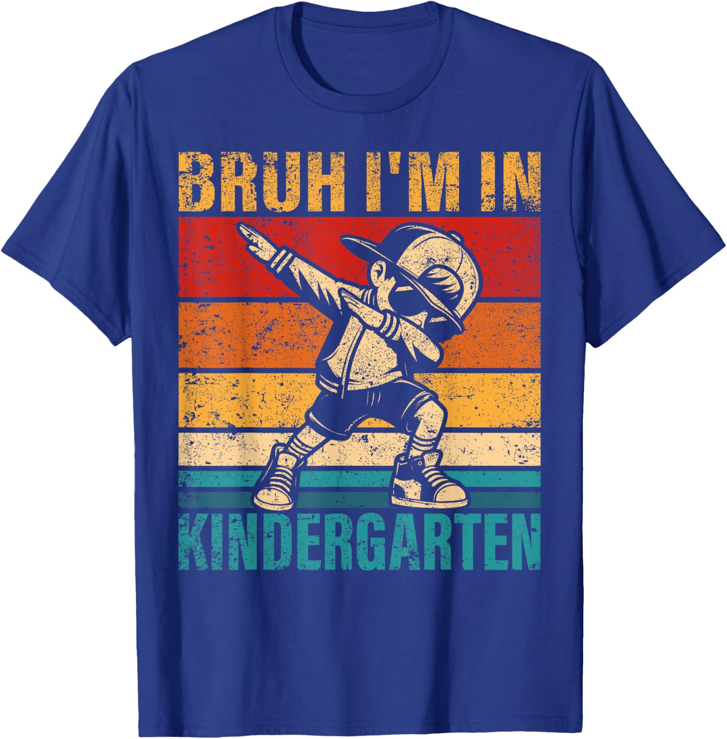 Kindergarten Dabbing Boy Bruh i'm in Kindergarten Student T-Shirt - T-Shirt | Royal