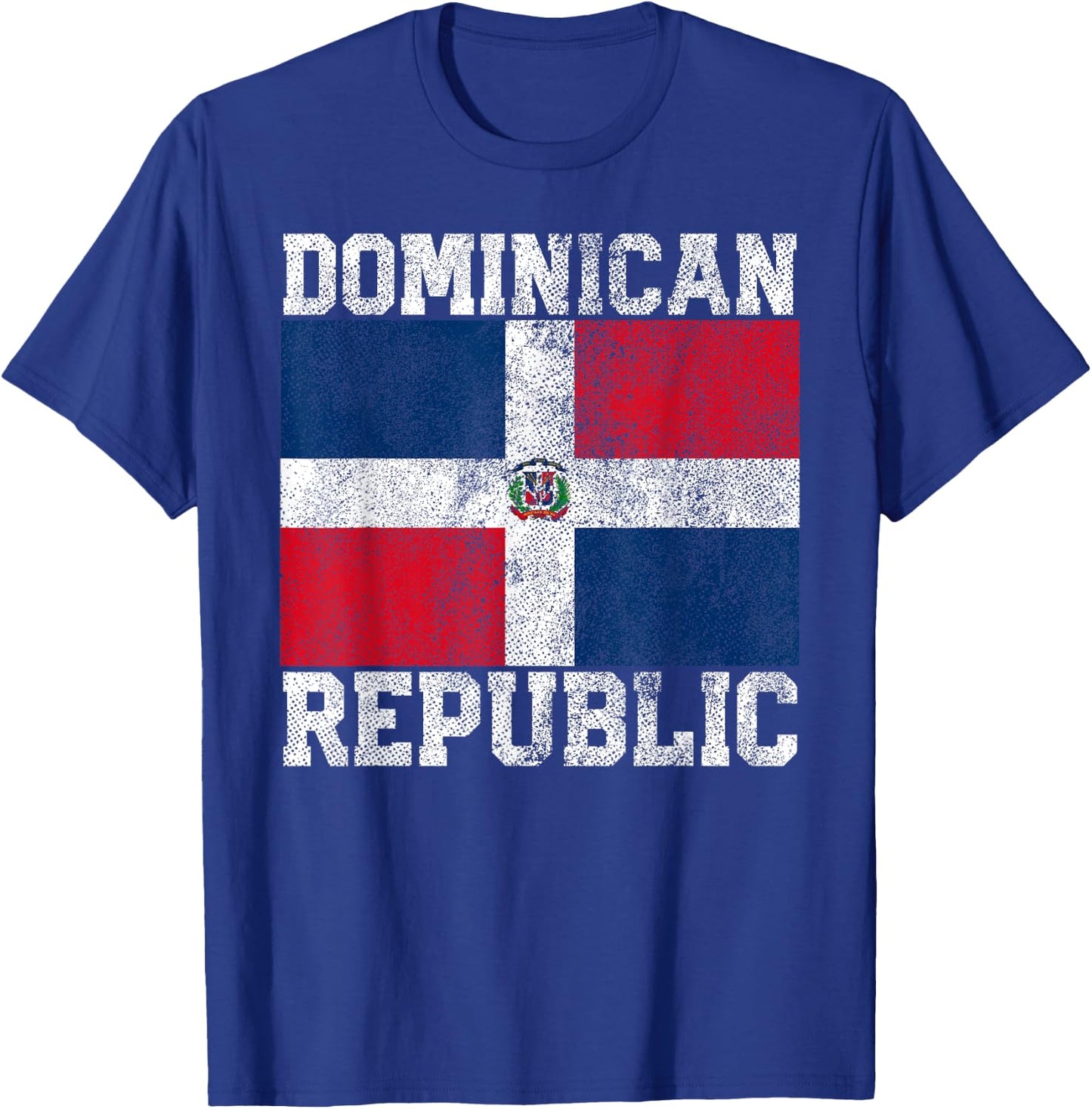 Dominican Republic Flag National Pride Roots Country Family T-Shirt - T-Shirt | Royal