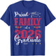 Proud Family of a class of 2026 graduate for graduation T-Shirt - T-Shirt | Royal