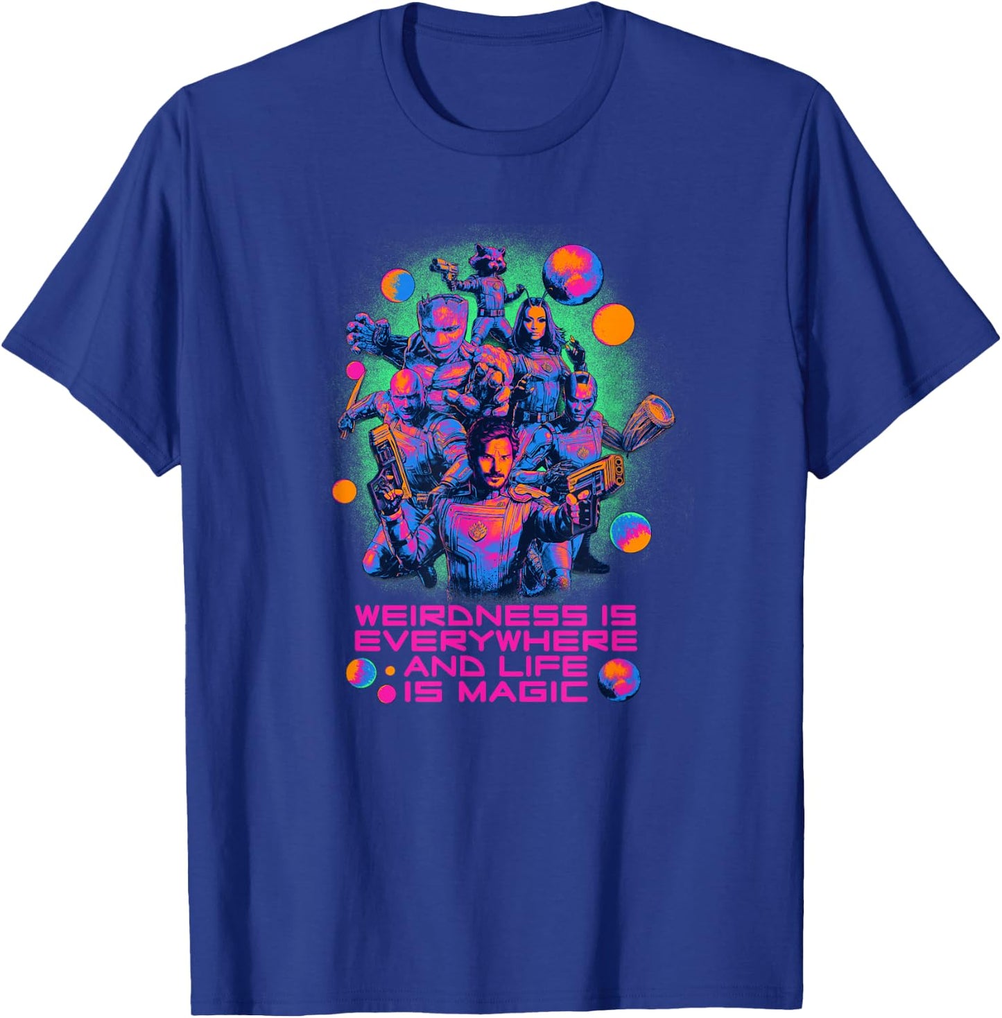 Marvel Guardians of the Galaxy Vol. 3 Life Is Magic Group T-Shirt - T-Shirt | Royal