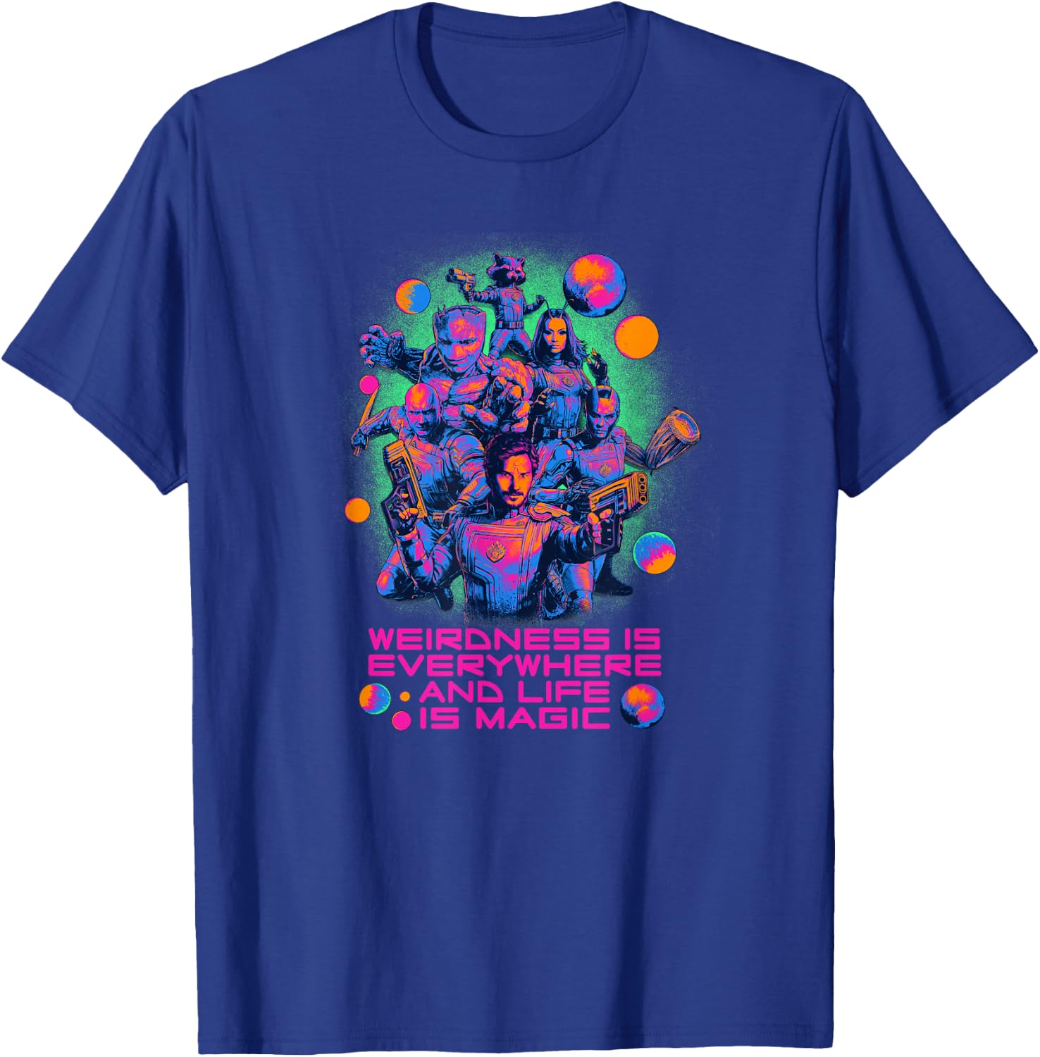 Marvel Guardians of the Galaxy Vol. 3 Life Is Magic Group T-Shirt - T-Shirt | Royal