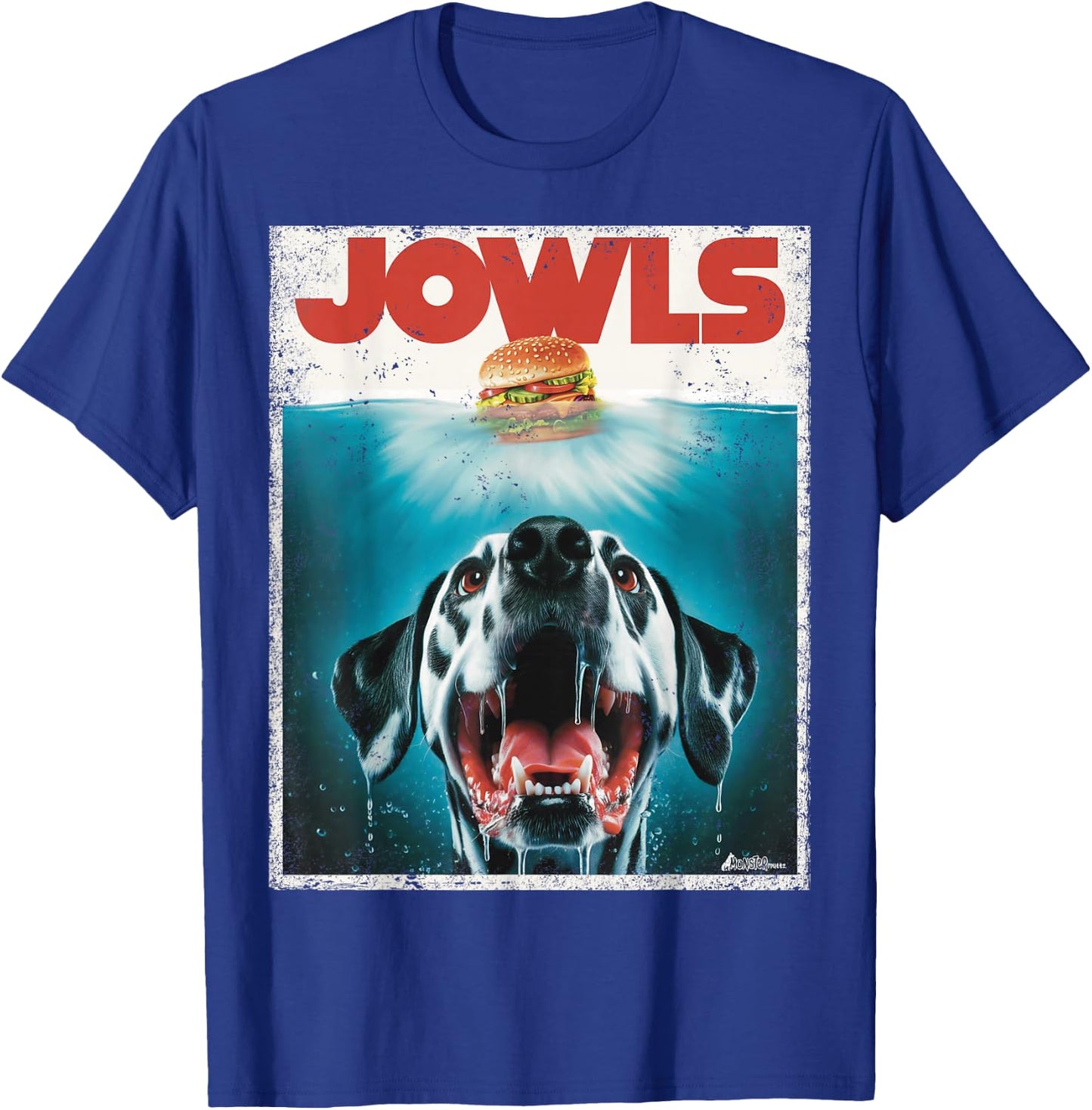 Funny Dalmatian Jowls, Cute Paws, Spot Dog Mom Top, Dog Dad T-Shirt - T-Shirt | Royal