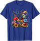 Vintage Wildflower Summer Botanical Gardening Plant Lover T-Shirt - T-Shirt | Royal