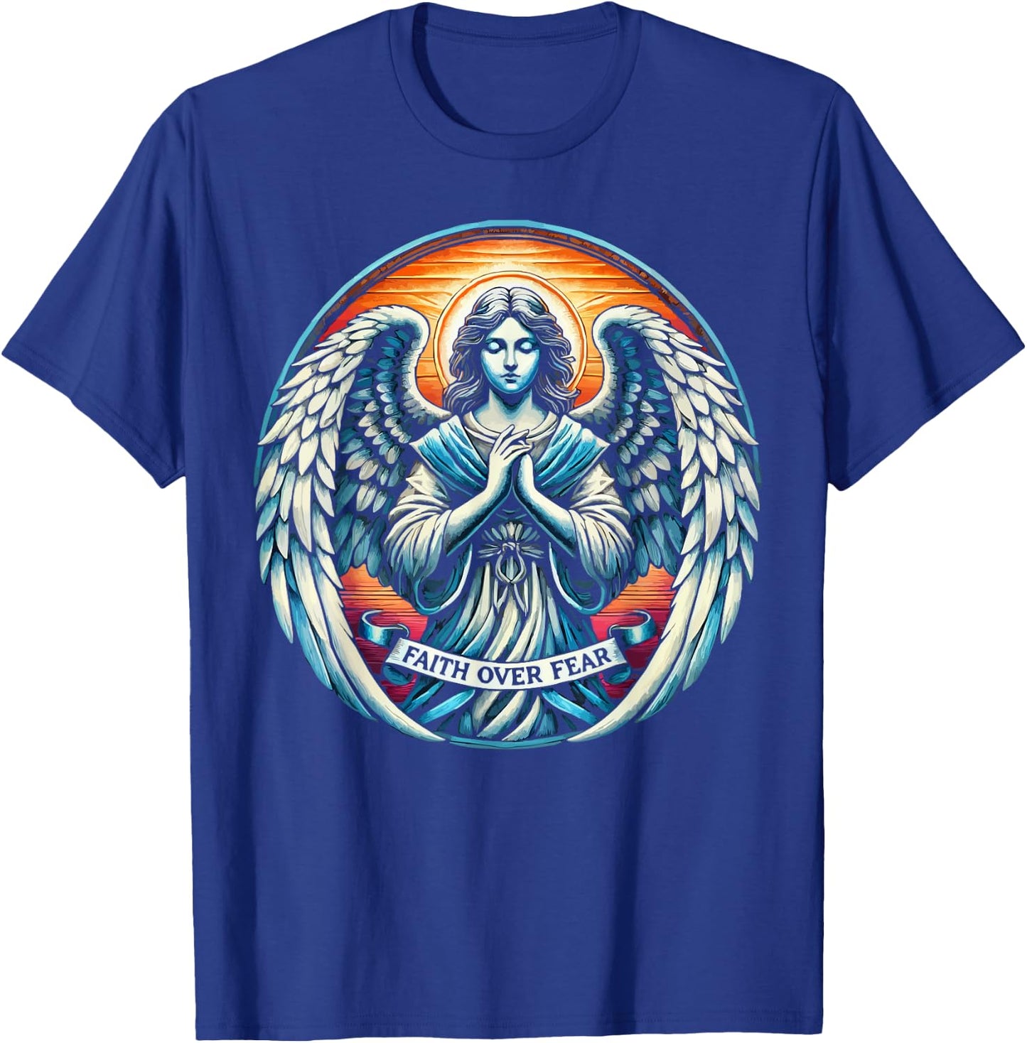 Archangel Gabriel Catholic Christianity Guardian Angel T-Shirt - T-Shirt | Royal
