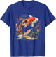 Koi Fish Lotus Japanese Pond Lover Japanese Koi Carp Fish T-Shirt - T-Shirt | Royal