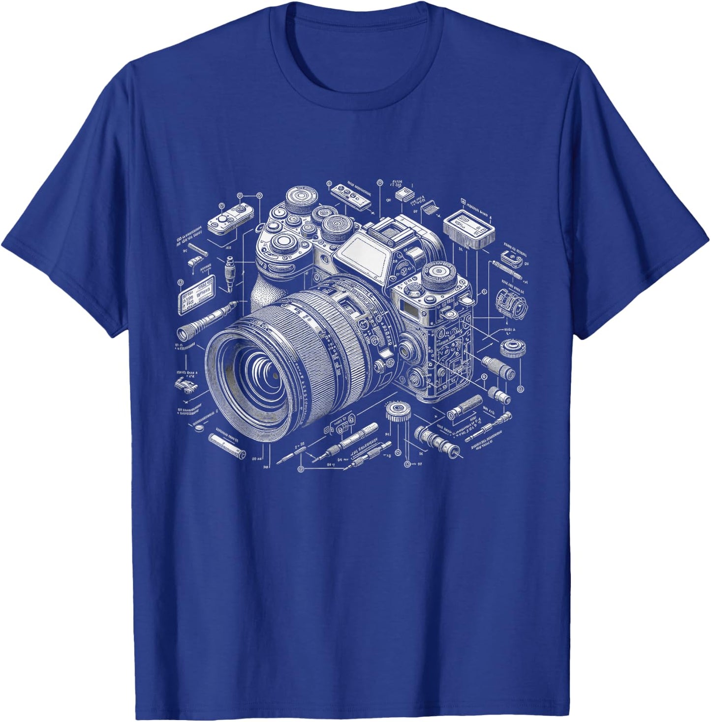 Photographer Camera Art Photography Videographer -Adults , Black, Small, Short Sleeve T-Shirt - T-Shirt | Royal