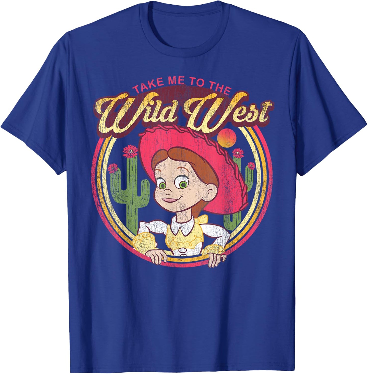 Disney Pixar Toy Story Jessie Take Me To The Wild West T-Shirt - T-Shirt | Royal