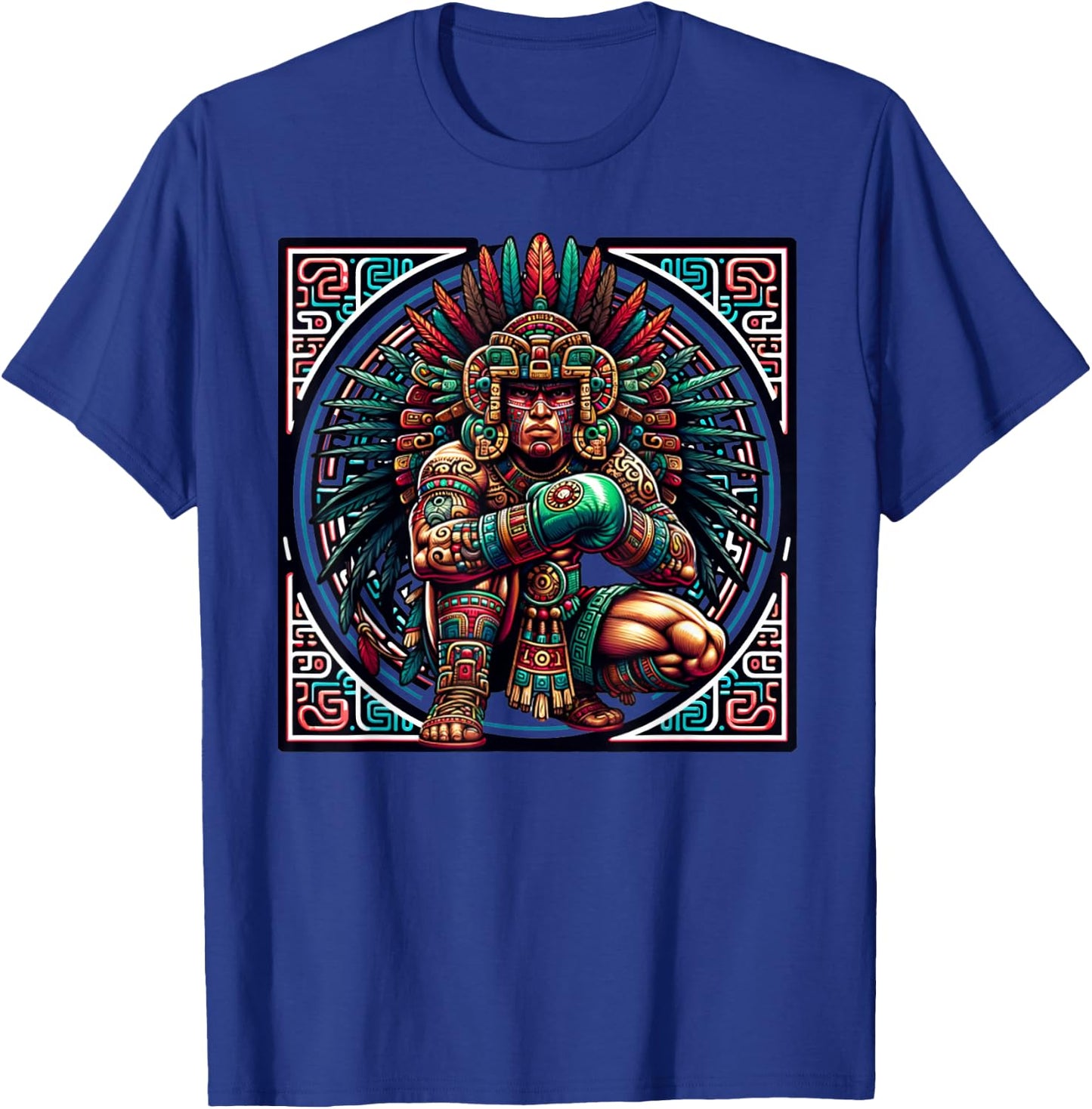Boxing Mexico Funny Mexican Vintage Style Boxing Mexico Team T-Shirt - T-Shirt | Royal