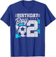 Soccer Birthday Party - 2 Year Old Boy - 2nd Birthday T-Shirt - T-Shirt | Royal