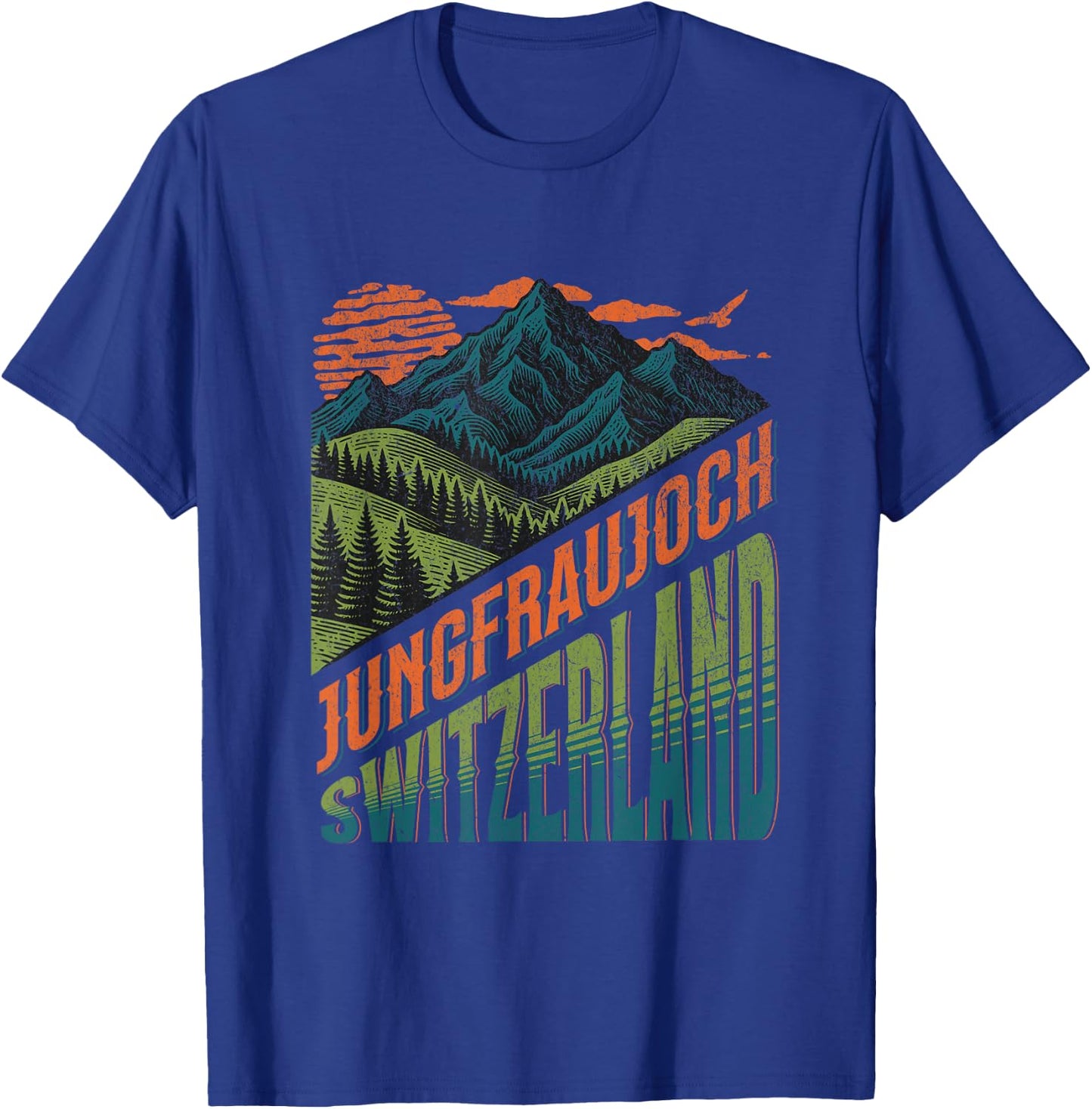 Switzerland Jungfraujoch Souvenir / Jungfraujoch T-Shirt - T-Shirt | Royal