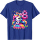 Unicorn Princess 8th Birthday 8 Year Old Party Girl Outfit T-Shirt - T-Shirt | Royal