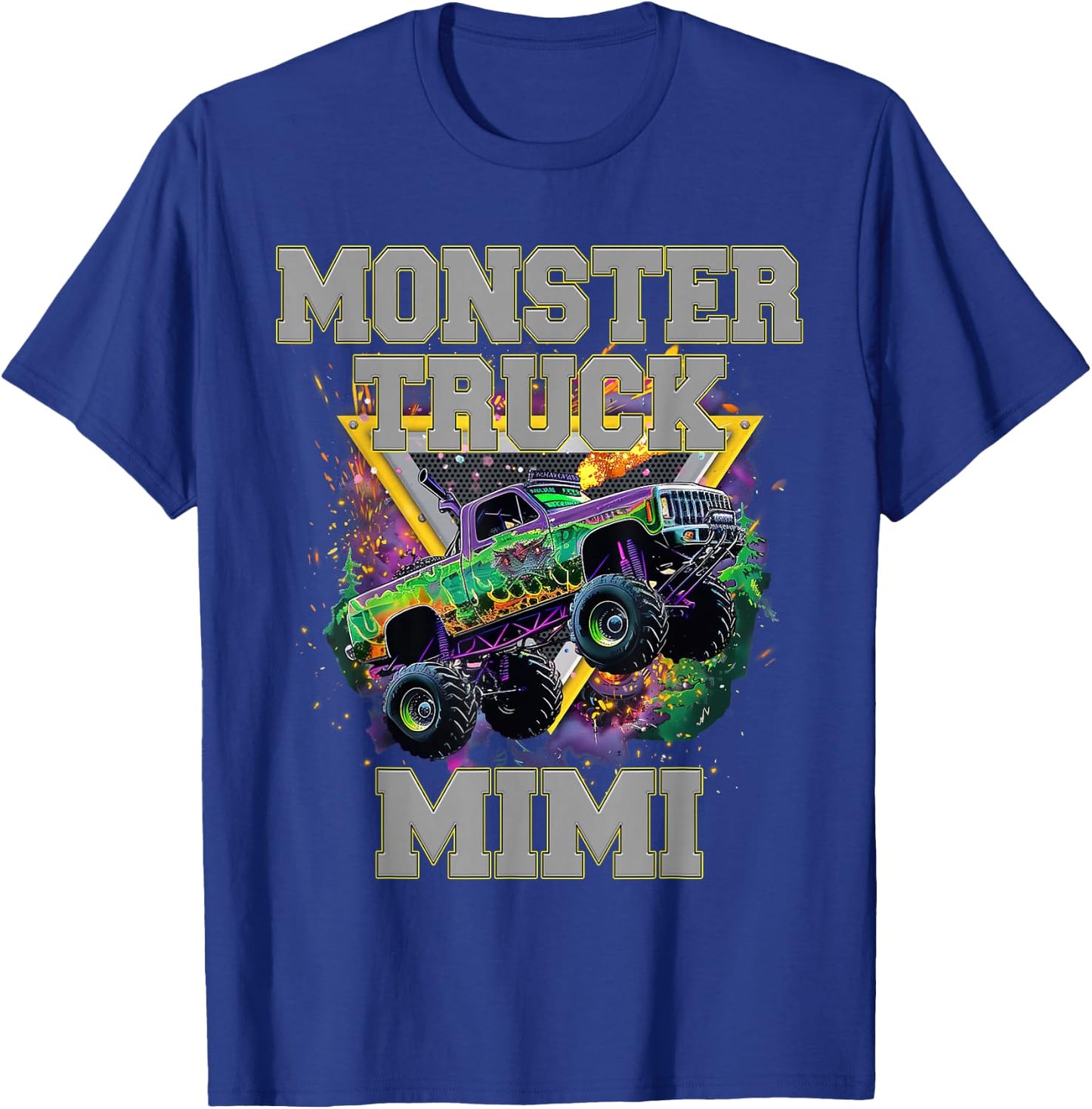 Monster Truck Mimi Monster Truck Are My Jam Truck Lovers T-Shirt - T-Shirt | Royal