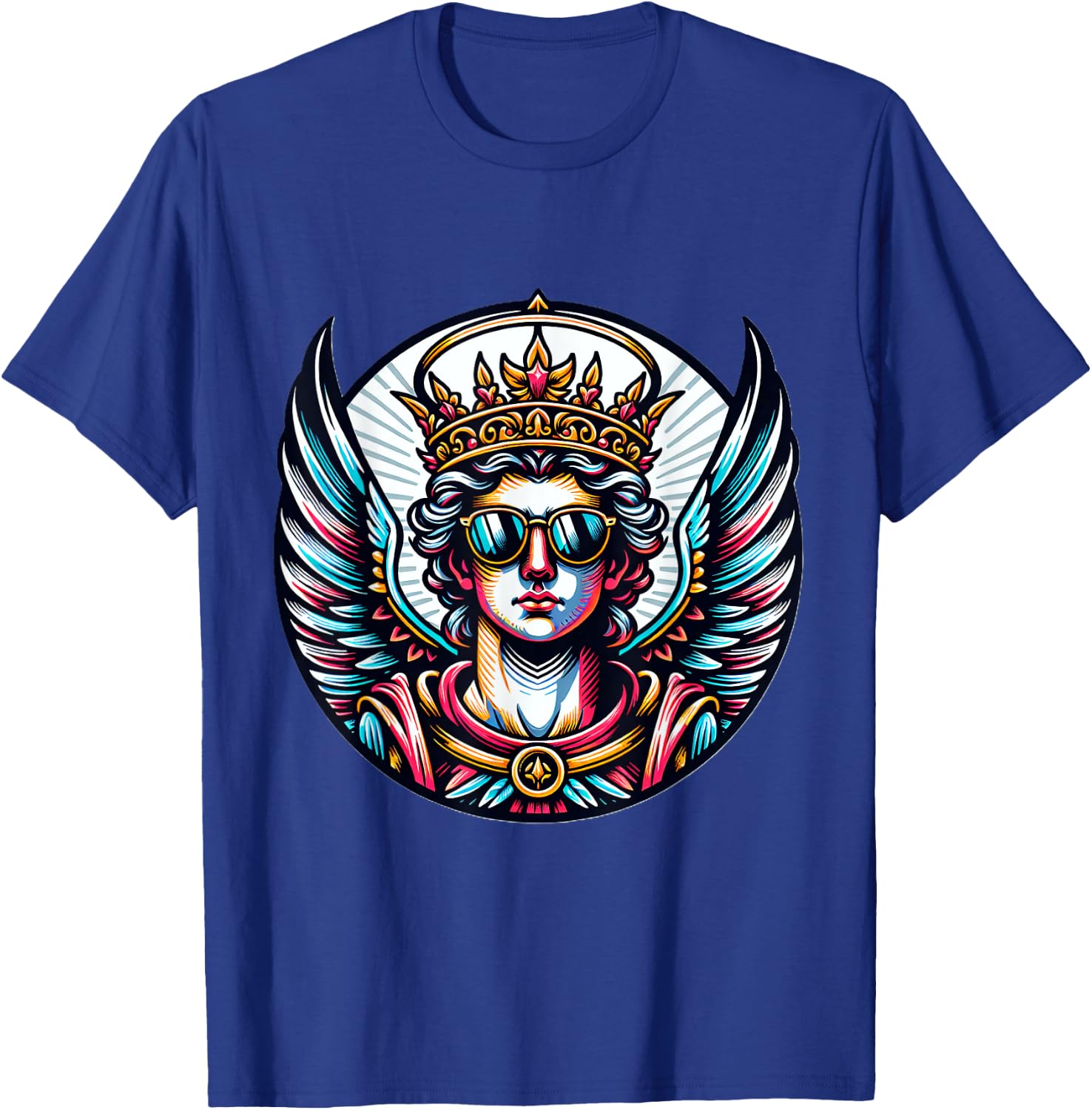 Gangsta Archangel Michael Costume Saint Michael T-Shirt - T-Shirt | Royal