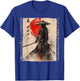 Japan Samurai Warrior Fighter Ukiyo Ink Artwork Samurai T-Shirt - T-Shirt | Royal