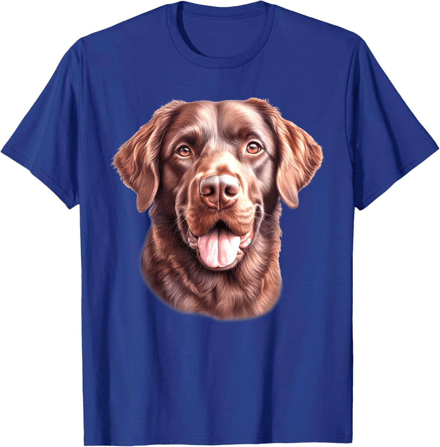 Chesapeake Bay Retriever Dog Portrait T-Shirt - T-Shirt | Royal