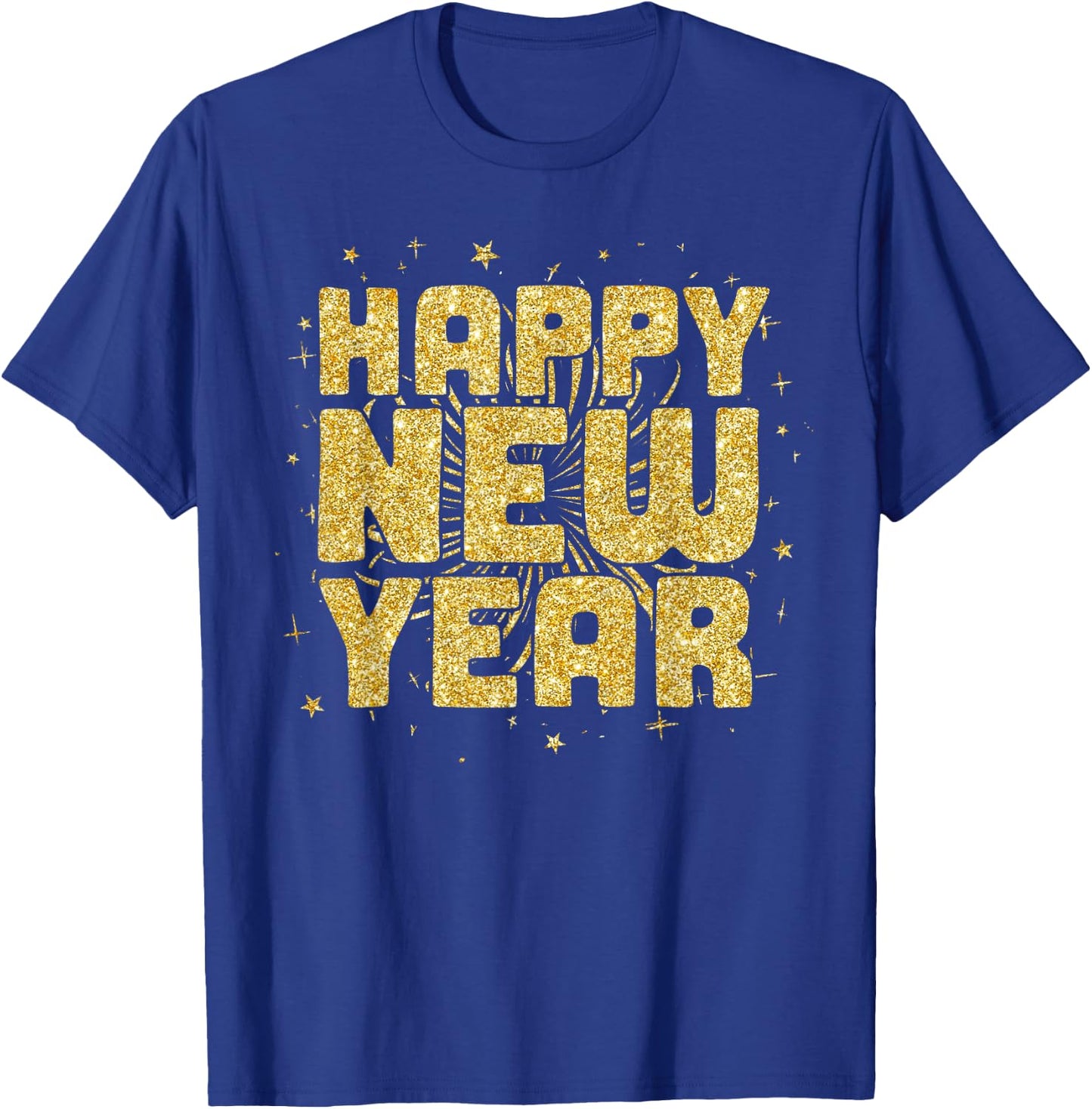 Happy New Year 2026 New Years Eve Party Countdown Fireworks T-Shirt - T-Shirt | Royal
