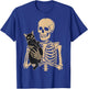 Black Cat Apparel Halloween Graphic -Adults Cat Mom Cat Dad Black Small T-Shirt - T-Shirt | Royal
